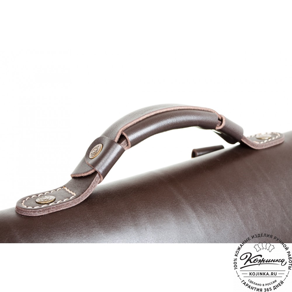 Кожаный рюкзак "Спэйс" (темно-коричневый)