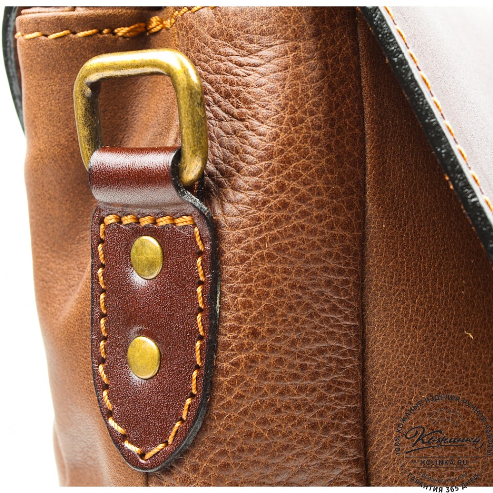 Кожаный портфель "Лайт" (коричневый)